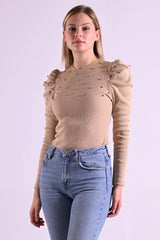 BLUZA CASUAL ANGRO 8642-2-23 Perle