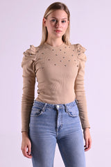 BLUZA CASUAL ANGRO 8642-2-23 Perle