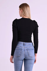 BLUZA CASUAL ANGRO 8642-2-23 Perle