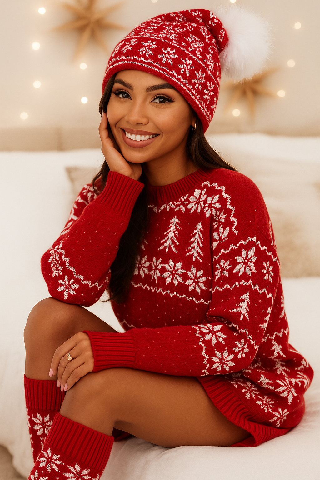 COMPLEU TRICOTAT ANGRO 0124-25 (3 piese)