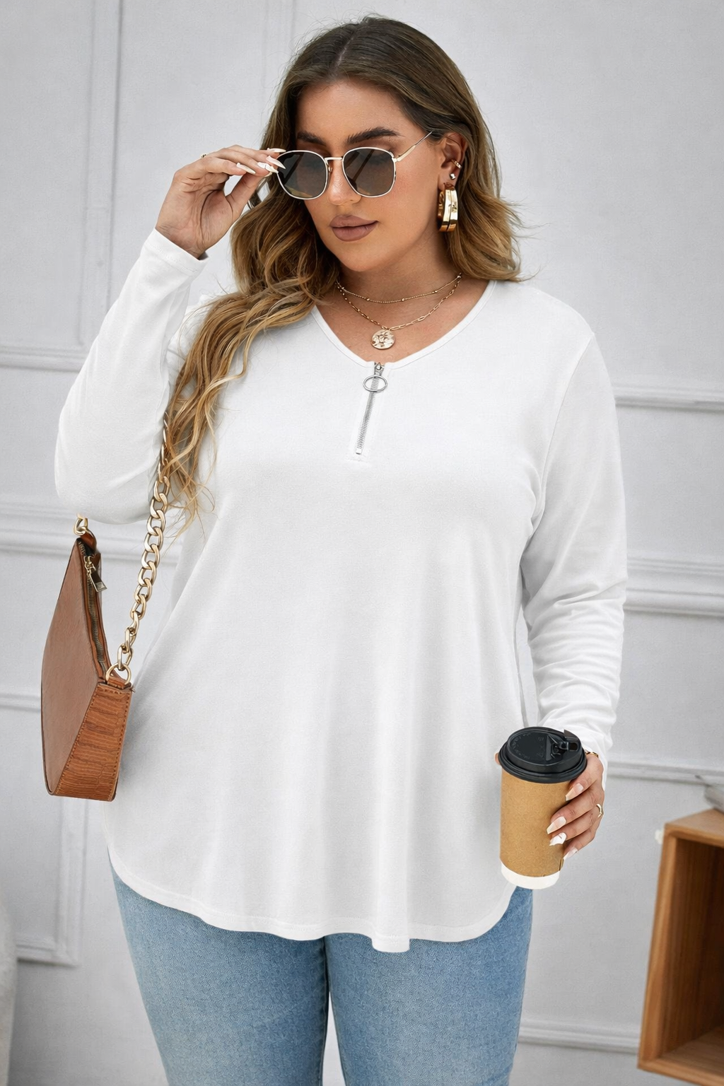 BLUZA BATAL CASUAL ANGRO 1387-26