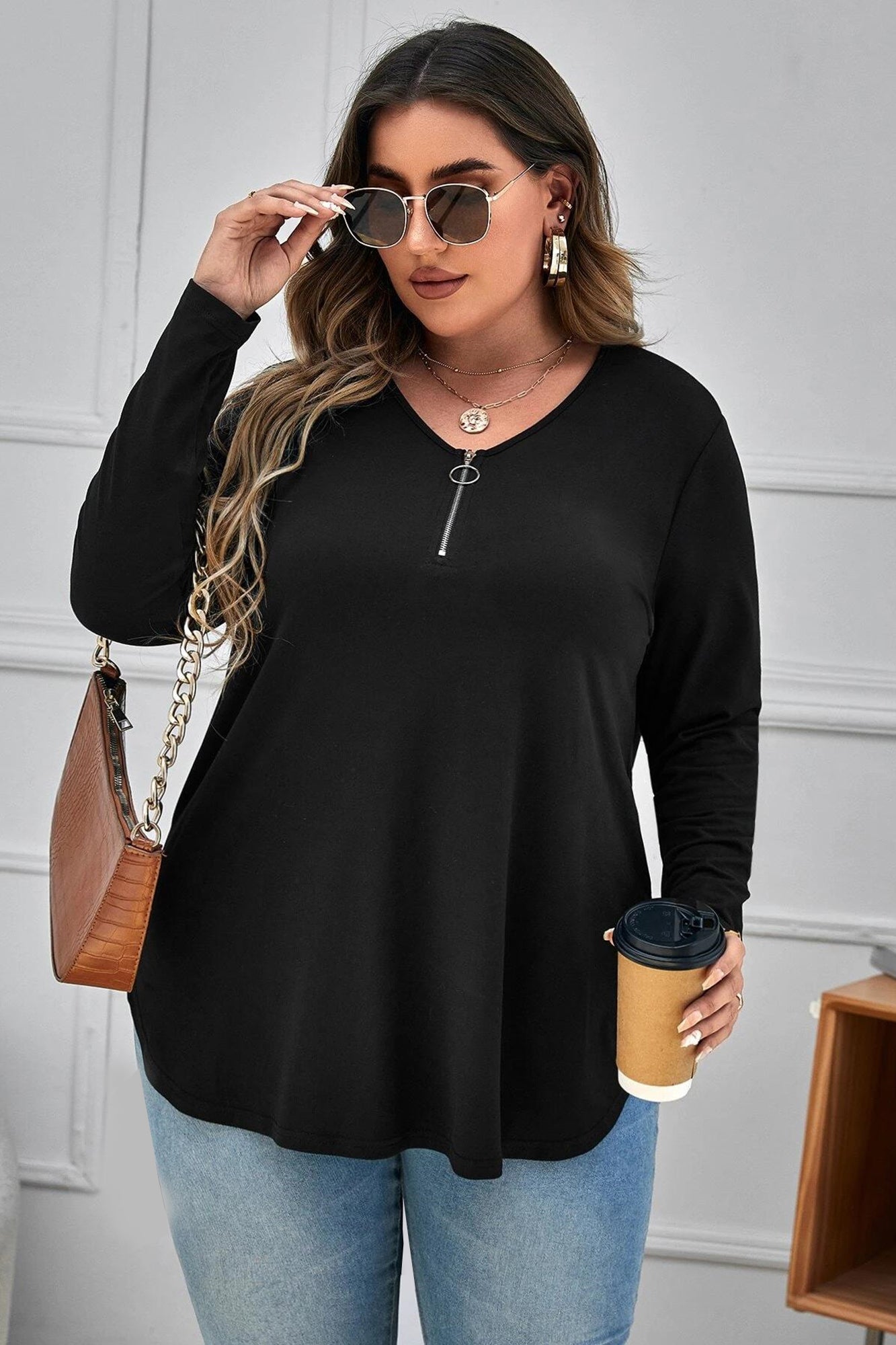 BLUZA BATAL CASUAL ANGRO 1387-26