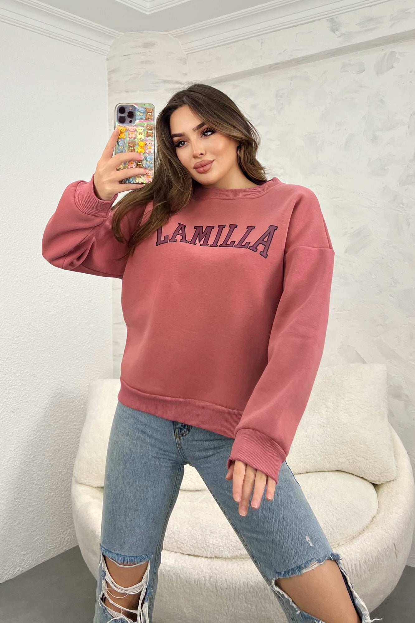 BLUZA VATUITA SPORT ANGRO 1619-24 Lamilla