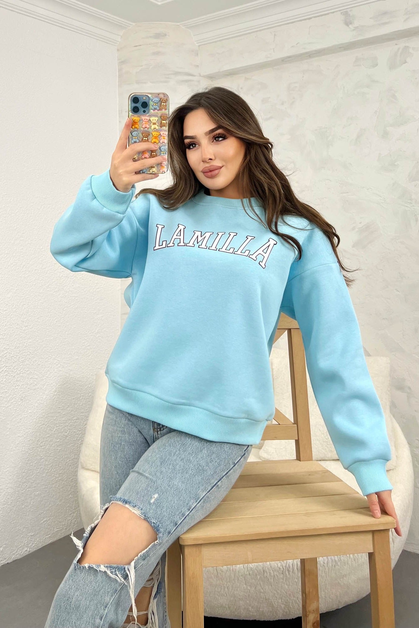 BLUZA VATUITA SPORT ANGRO 1619-24 Lamilla