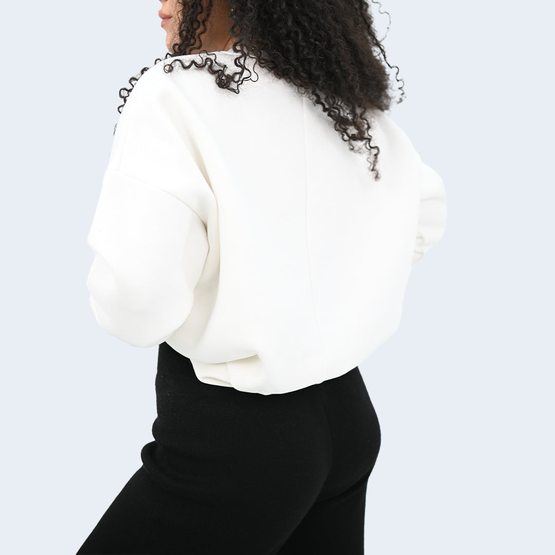 1645 СПОРТНА БЛУЗА С ТАЛИЯ ЗА МОМИЧЕ НА ЕДРО