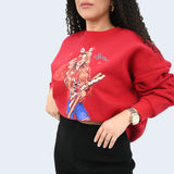 1645 СПОРТНА БЛУЗА С ТАЛИЯ ЗА МОМИЧЕ НА ЕДРО