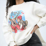 СПОРТЕН ВАТРИРАН СУИТШЪРТ НА ЕДРО 1649-24 DEER