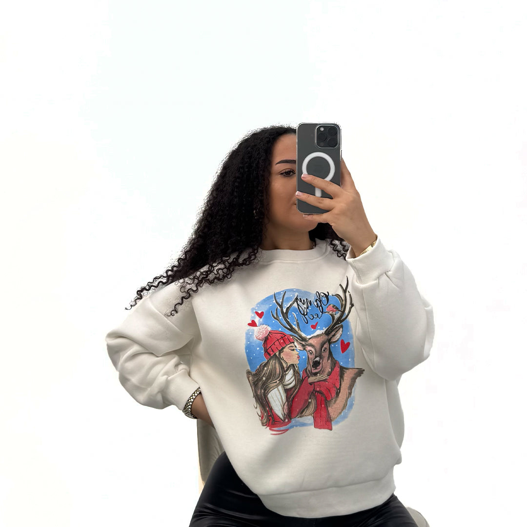 СПОРТЕН ВАТРИРАН СУИТШЪРТ НА ЕДРО 1649-24 DEER