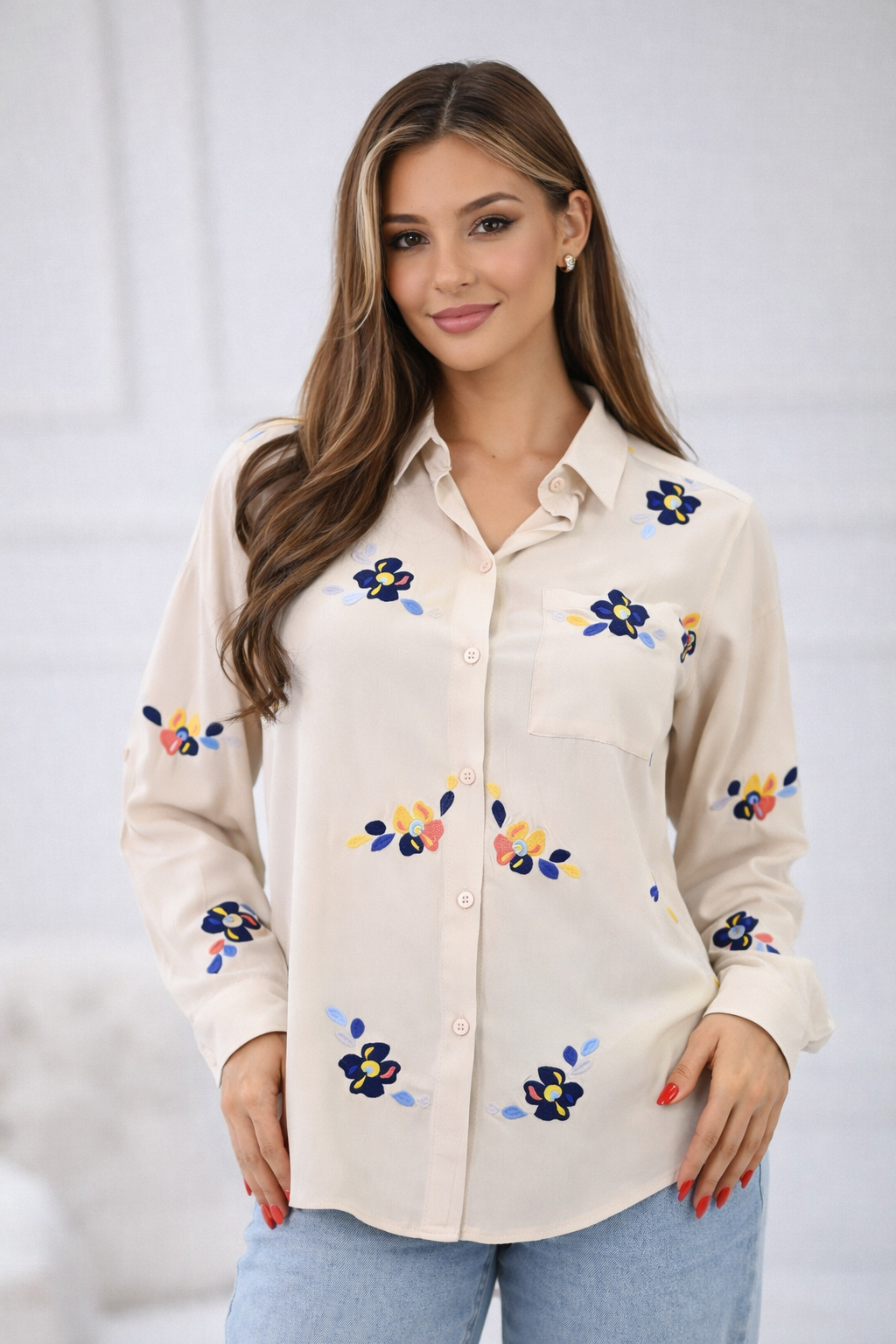 ЕЖЕДНЕВНА РИЗА НА ЕДРО 1735-24 бродирана