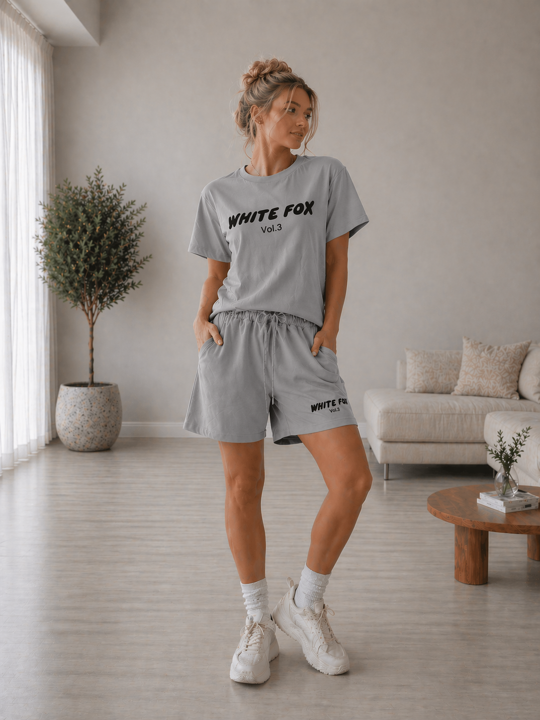 TRENING SPORT ANGRO 7010-26 White Fox