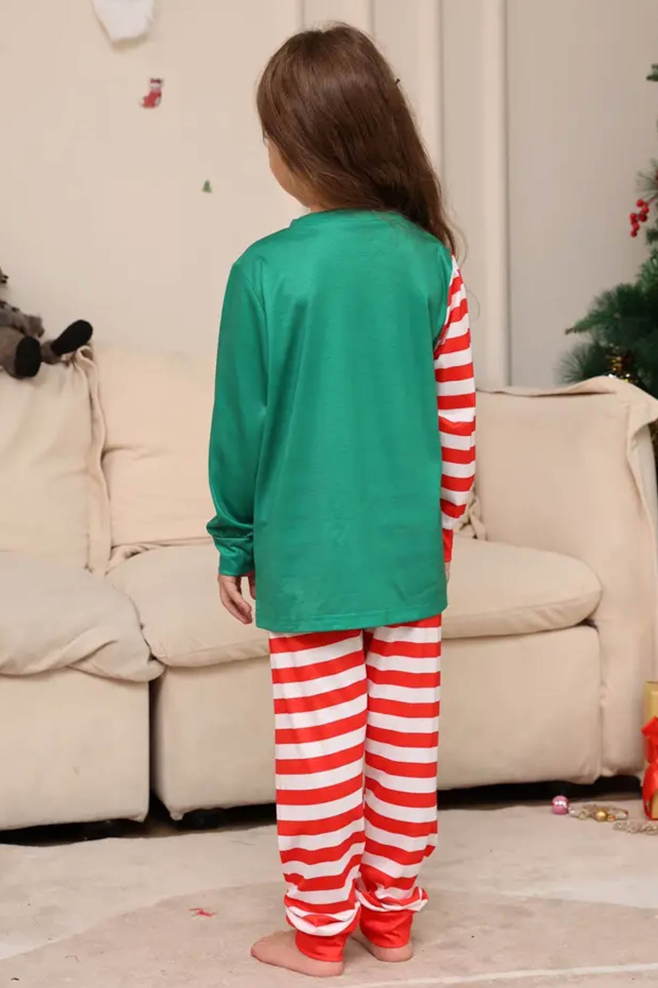 PIJAMA COPII ANGRO 9382-14 Candy Cane