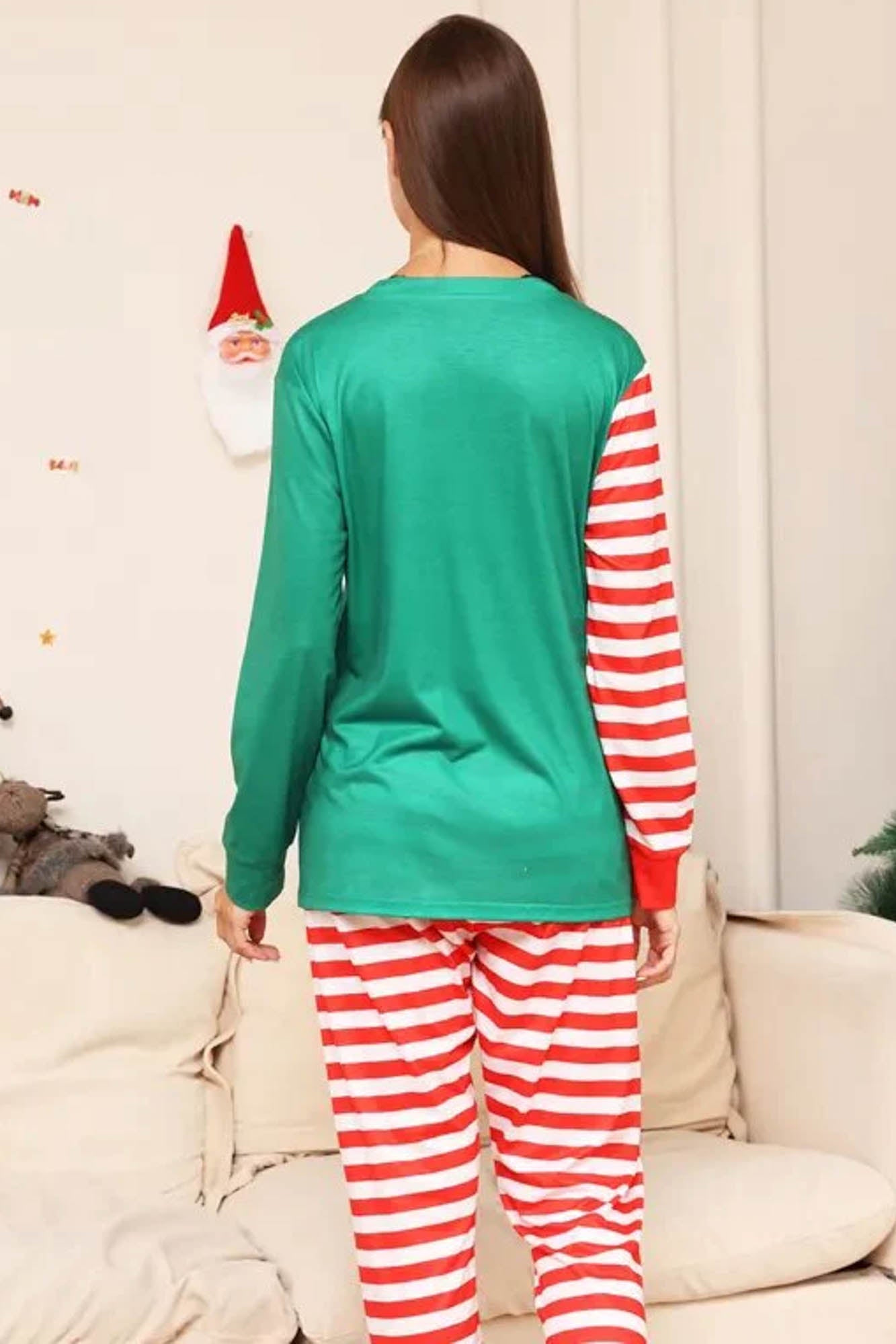 МАЙЧИНА ПИЖАМА НА ЕДРО 9385-14 Бонбонена пръчка