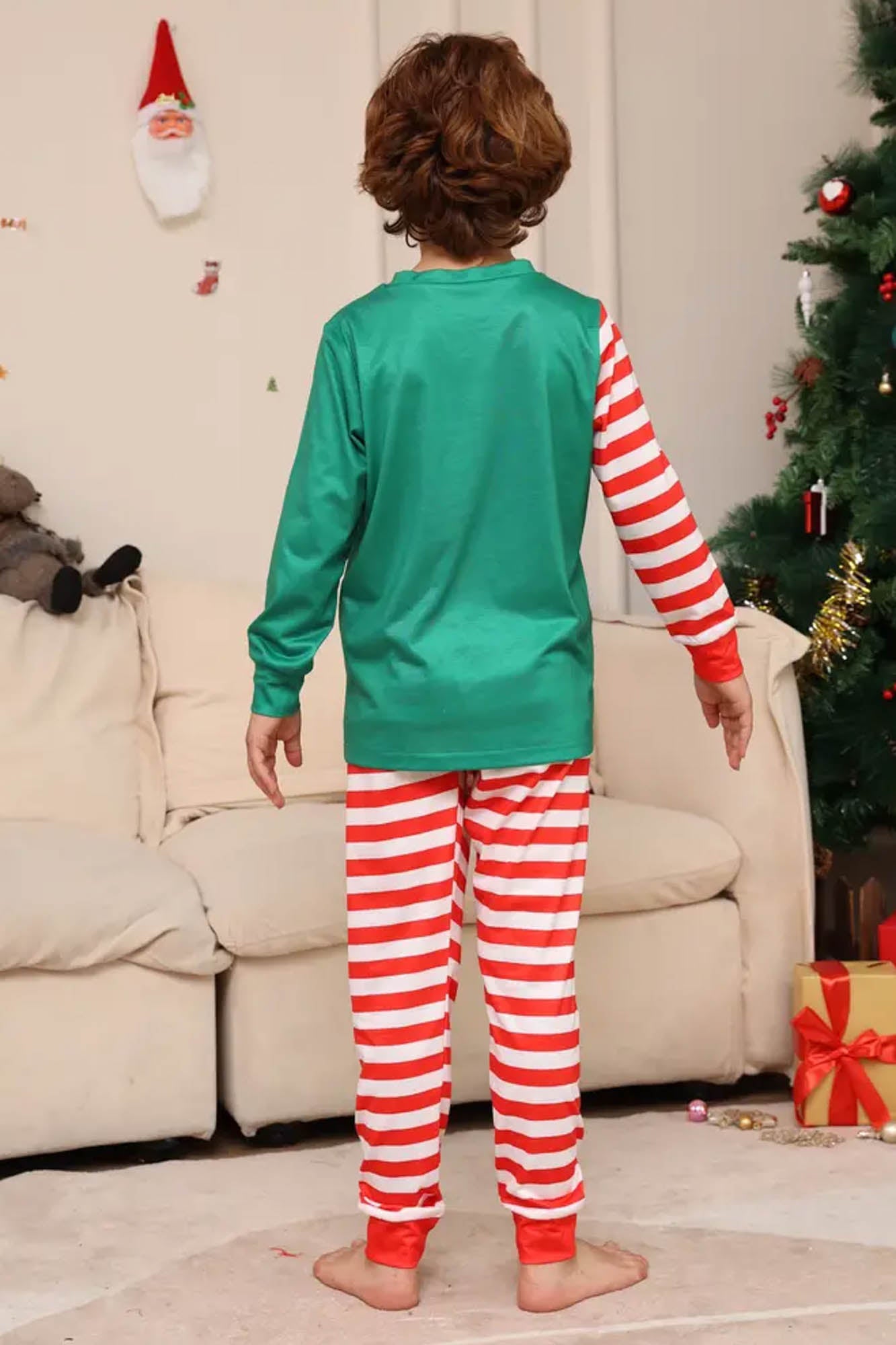 PIJAMA COPII ANGRO 9382-14 Candy Cane