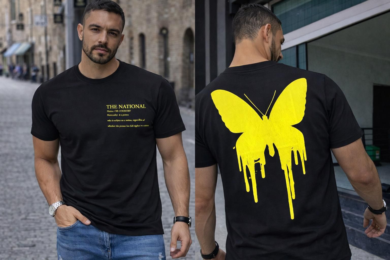TRICOU BĂRBAȚI ANGRO TB001 fluture